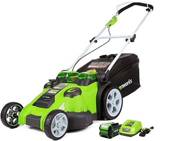 Greenworks 40V 20-Inch Cordless Twin Force Lawn Mower