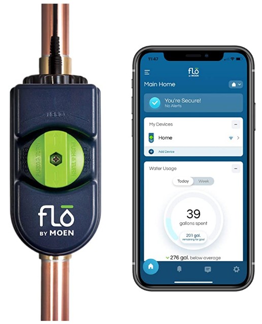 Moen 900-001 Flo 3/4-Inch Smart Water Shutoff