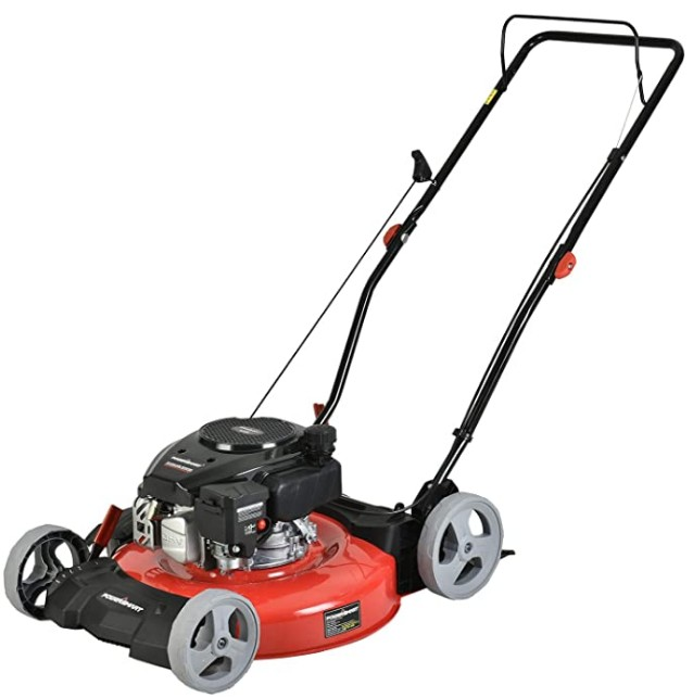 PowerSmart Push Lawn Mower, 21-inch 170CC, Gas Powered