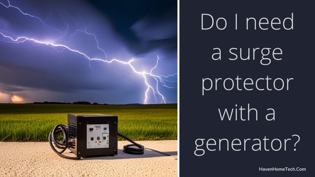 should you use a surge protector with a generator