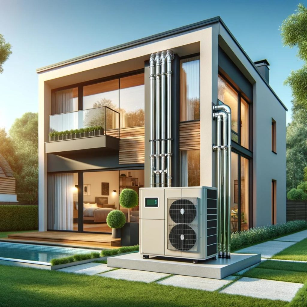 What size heat pump for a 4 bedroom house?